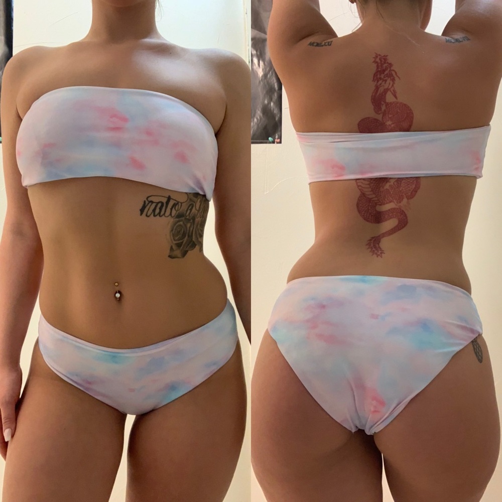 Cotton candy bikini 🍬